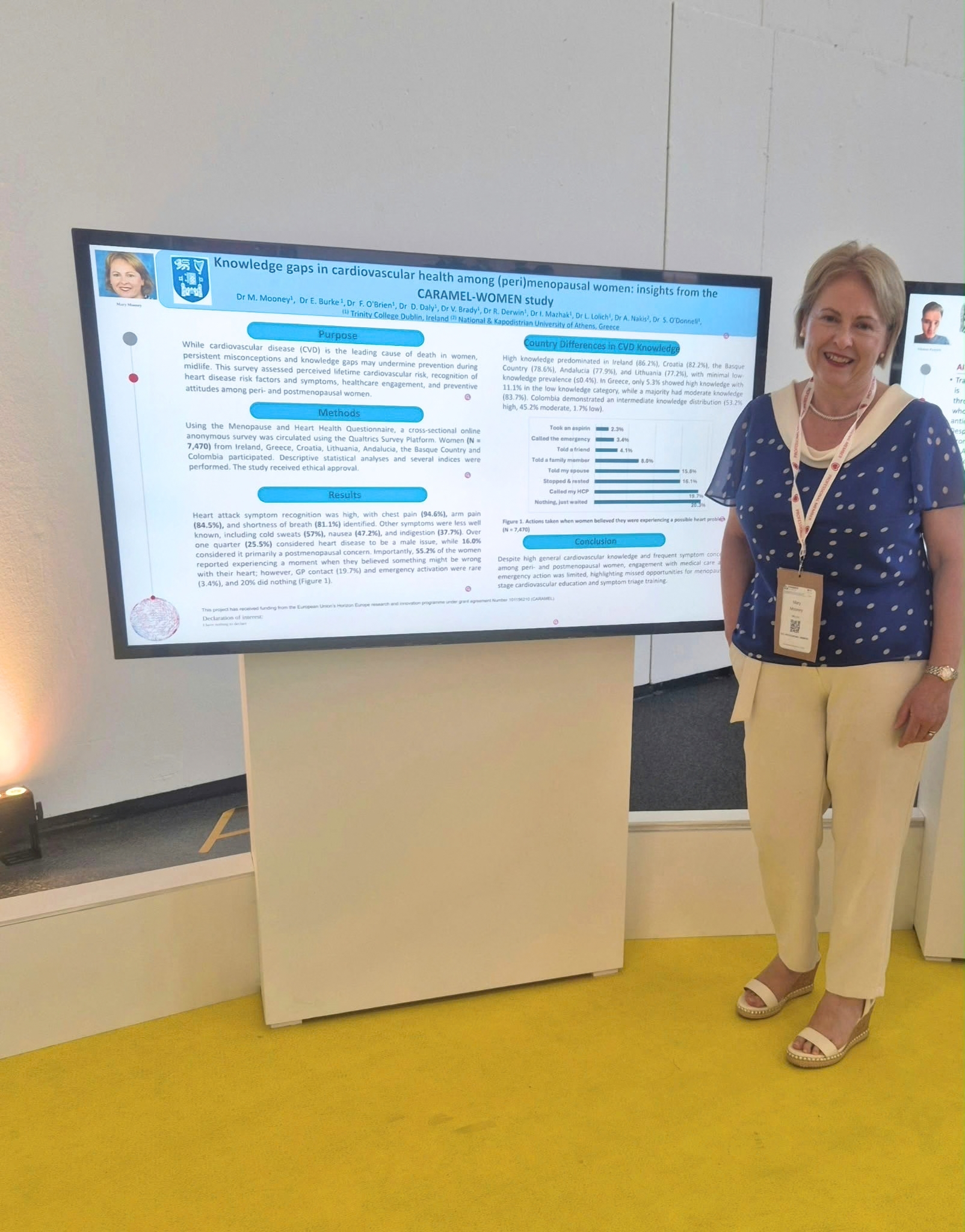 Prof. Mary Mooney (TCD) at ESC Congress 2026 in Munich